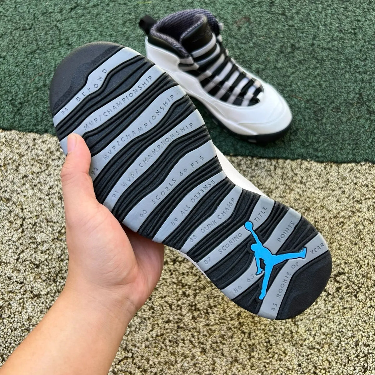 AJ 10 Retro Steel Shoes Sneakers - nk0001703 image 7