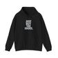 Graphic Print Hooded Sweatshirt - POD0033 - L, Black image