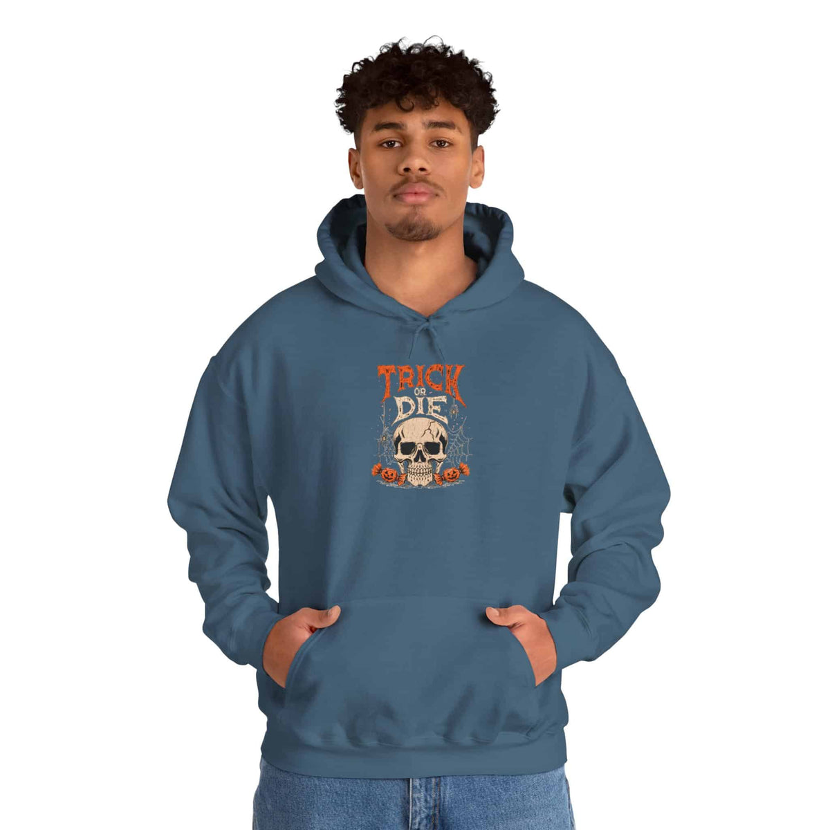 TRICK OR DIE Hooded Sweatshirt image 49