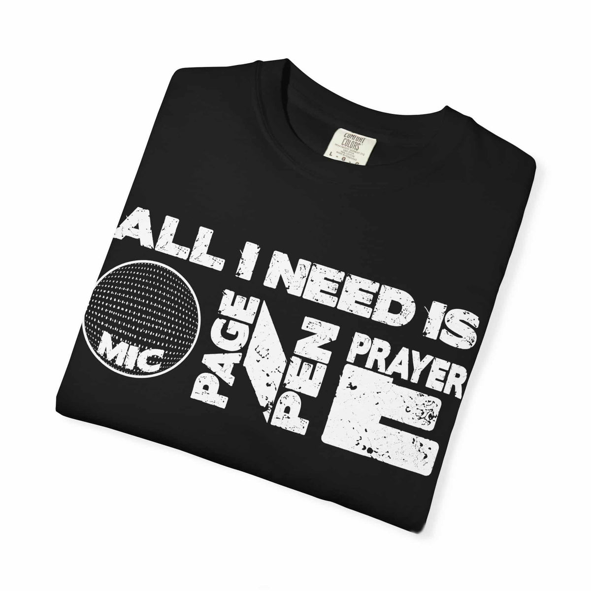ALL_I_NEED_IS Unisex Garment-Dyed T-shirt image 2