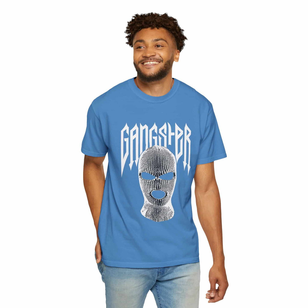 Gangster Mask Unisex Garment-Dyed T-shirt image 67