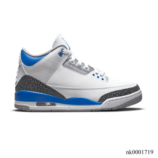 AJ 3 Retro Racer Blue Shoes Sneakers - nk0001719 image 0
