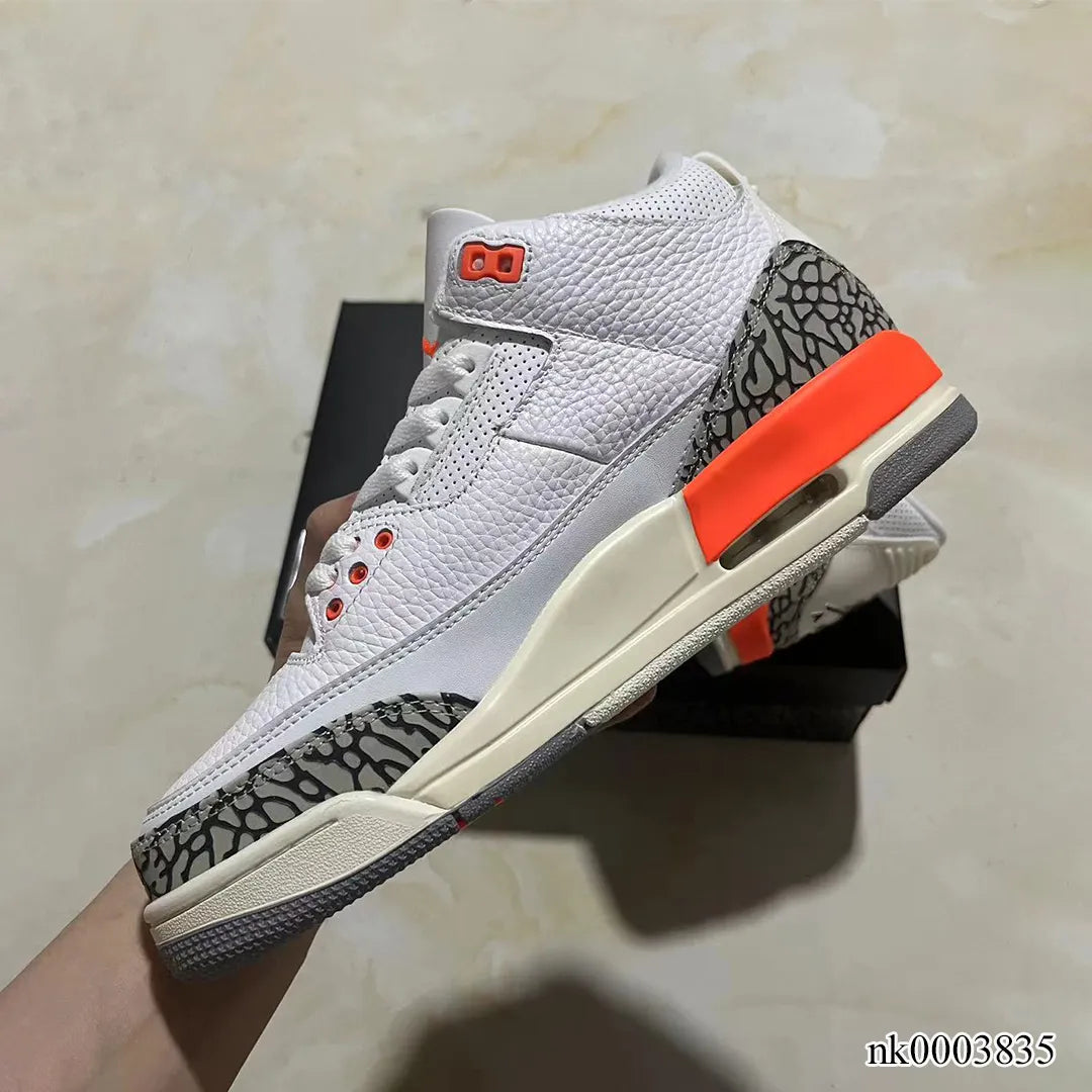 AJ 3 Georgia Peach Shoes Sneakers - nk0003835 image 7