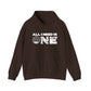 ALL_I_NEED_IS Hooded Sweatshirt - S, Dark Chocolate image