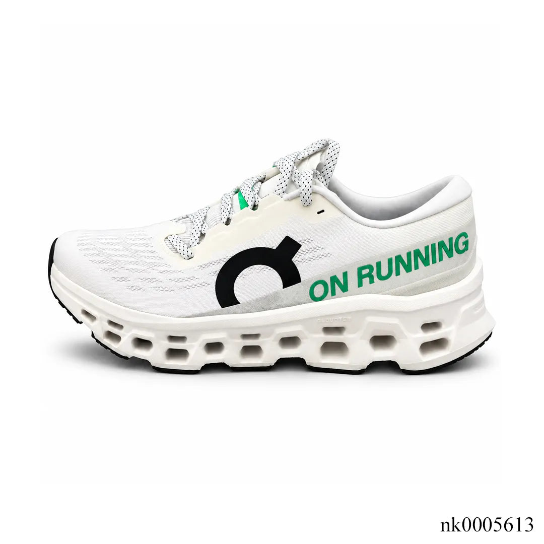 On Running Cloudmonster 3 Ivory / Ivory (White/Green) Shoes Sneakers - nk0005613 image 1