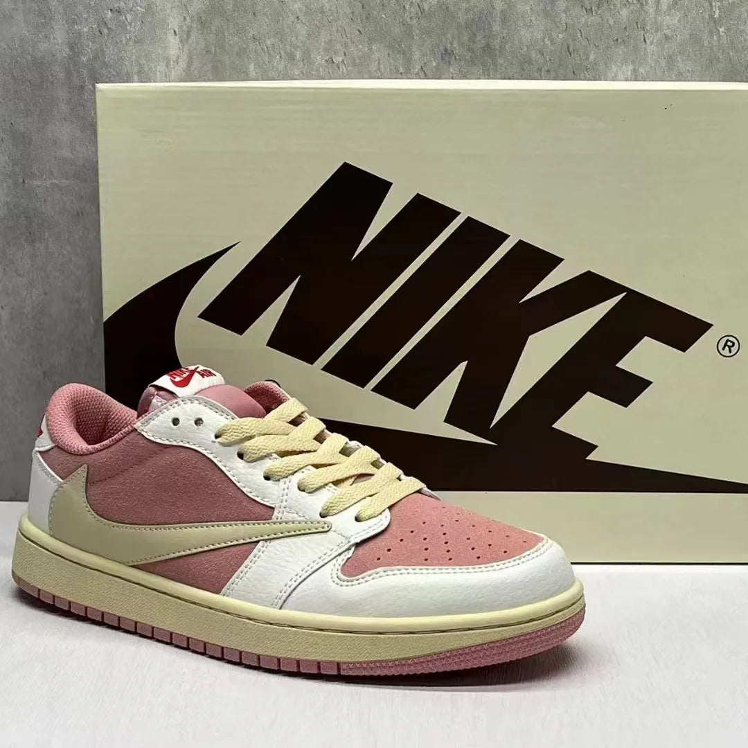 Travis Scott x AJ 1 Low OG Shy Pink Shoes Sneakers - nk0004048 image 6