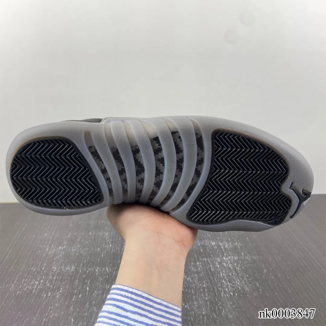 AJ 12 Black/Wolf Grey Shoes Sneakers - nk0003847 image 8
