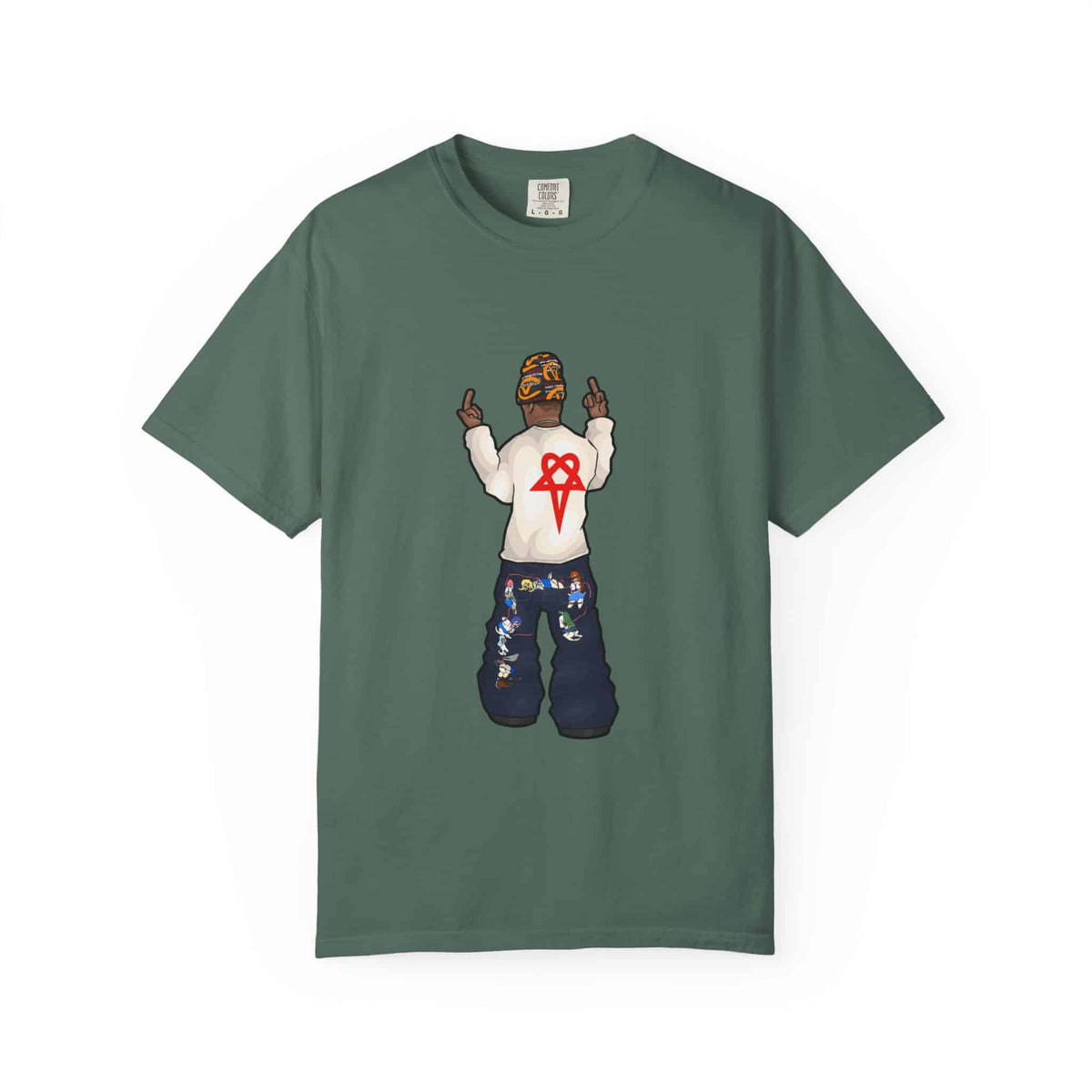 Rebel Attitude Unisex Garment-Dyed T-shirt image
