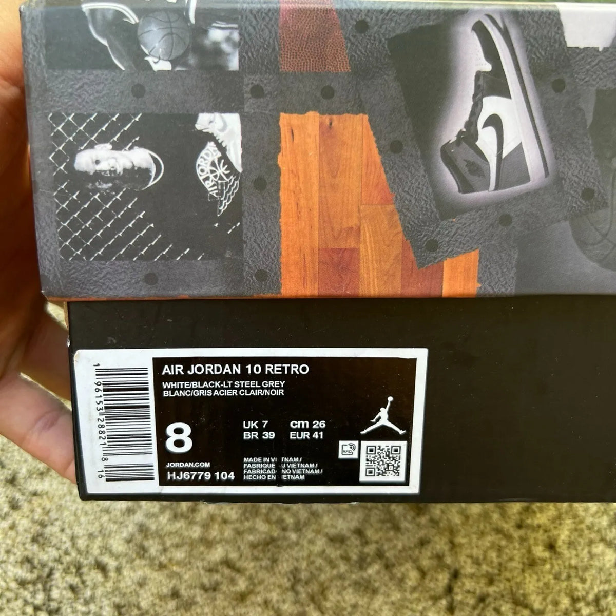 AJ 10 Retro Steel Shoes Sneakers - nk0001703 image 10