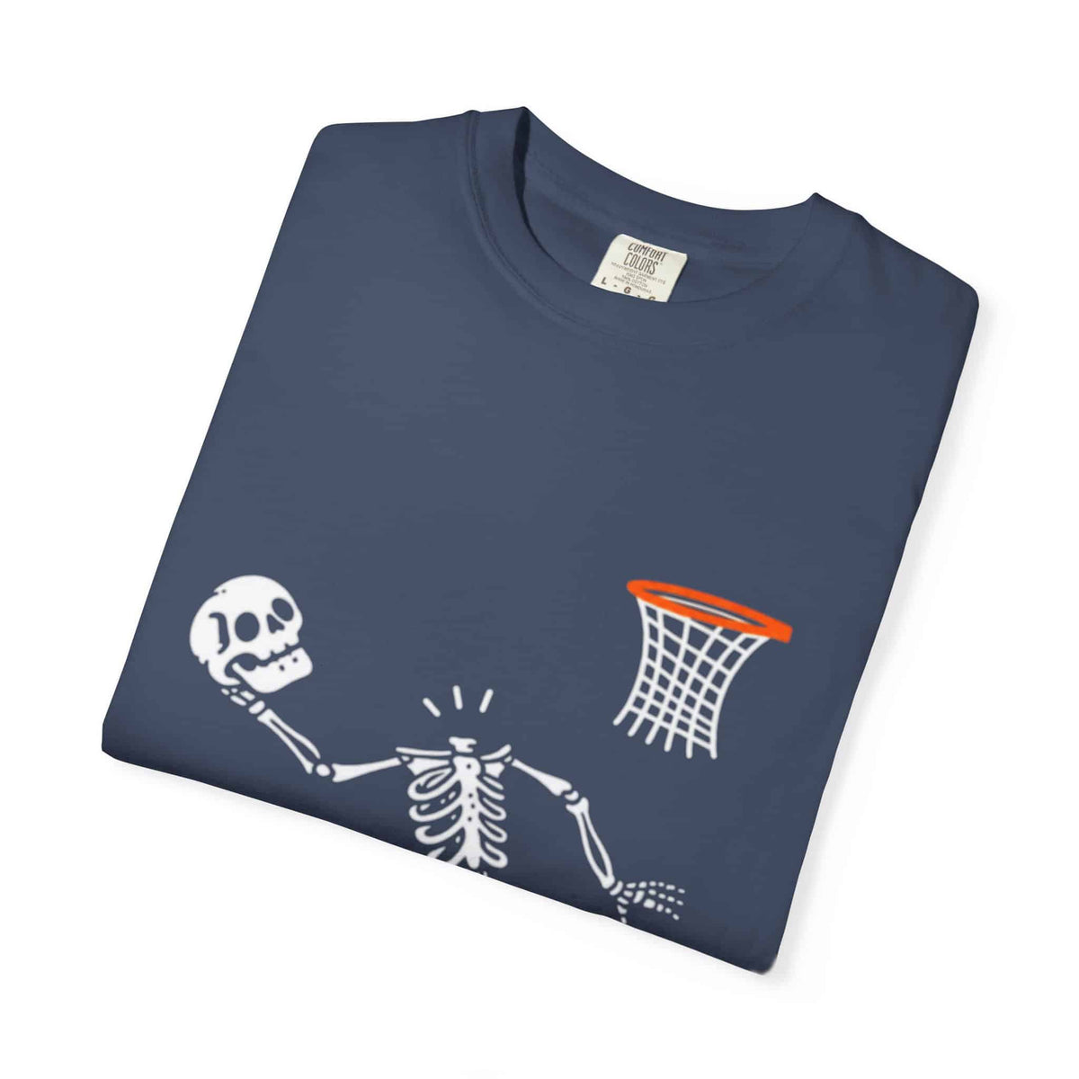 Halloween Basketball Skeleton Unisex Garment-Dyed T-shirt image 102