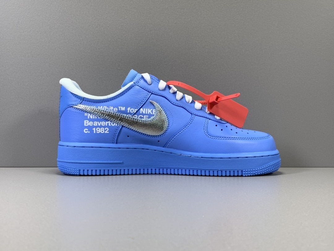AF 1 Low OW MCA University Blue Shoes Sneakers - nk0000004 image 7