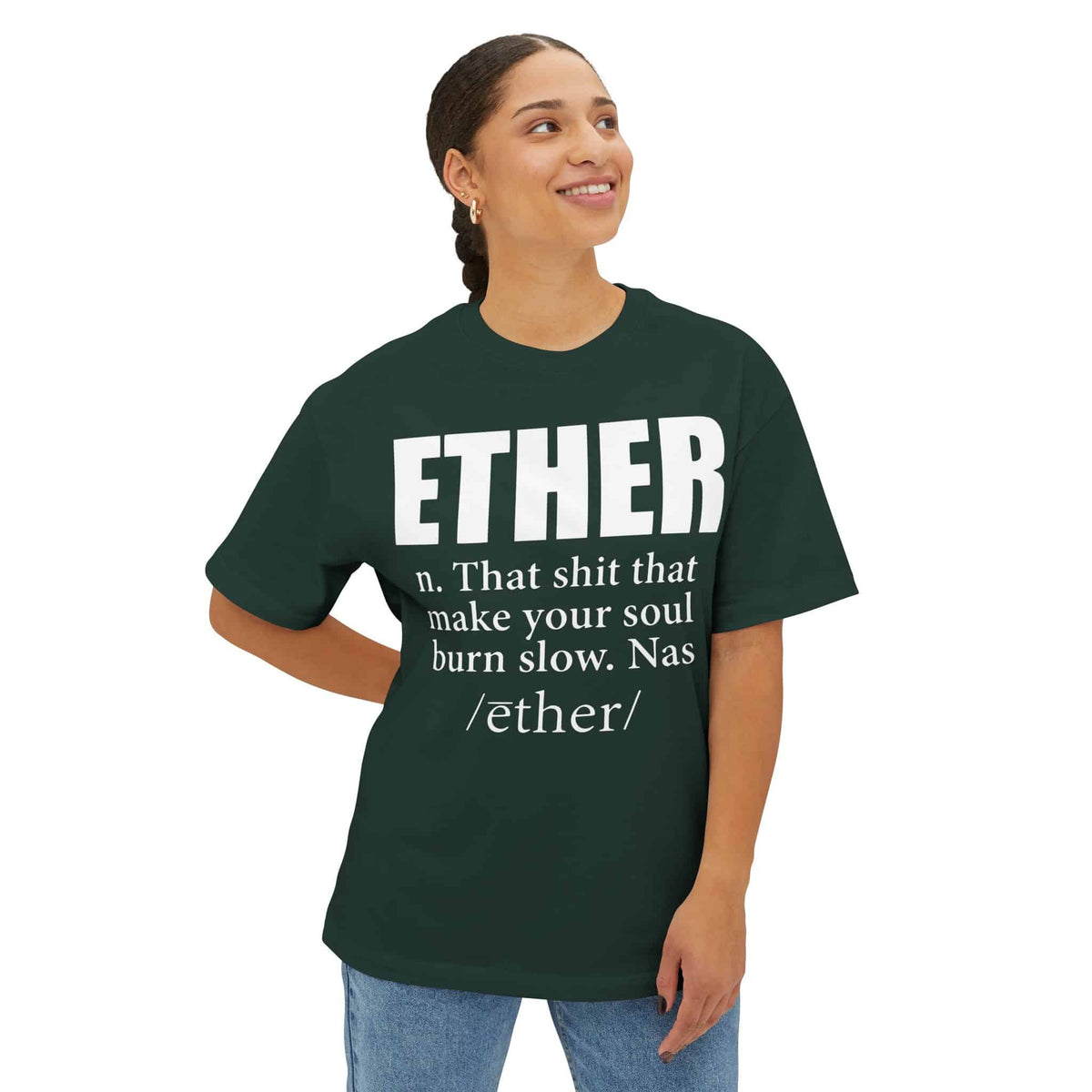 Ether Unisex Oversized Boxy Tee image 23