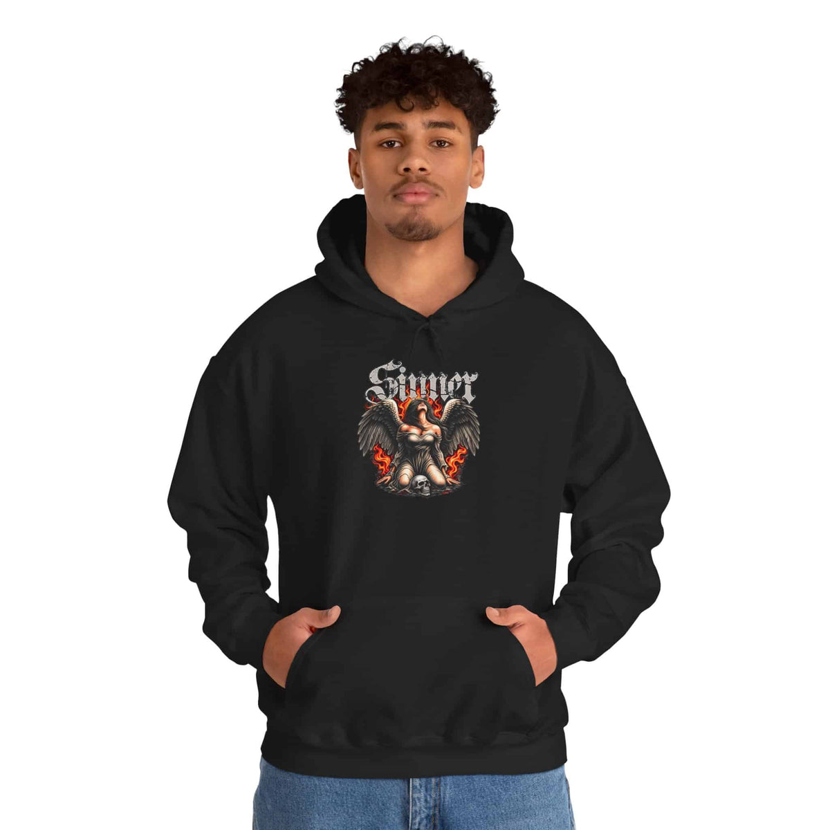 Sinner’s Flame Hooded Sweatshirt image 5