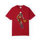 Halloween Basketball Unisex Garment-Dyed T-shirt image