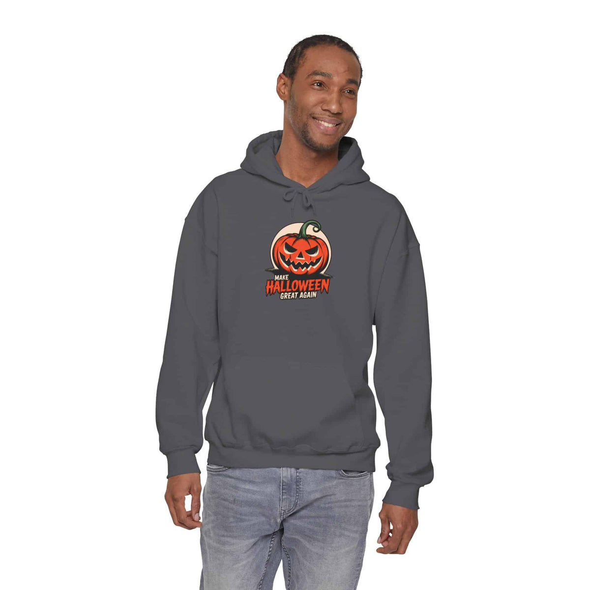 Make Halloween Great Again Hooded Sweatshirt image 59