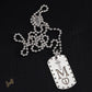 CH M Love Pattern Square Necklace - CH0006 image 4
