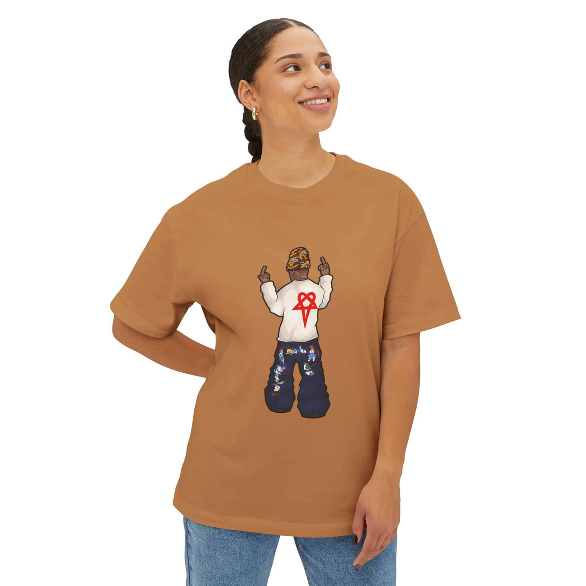 Rebel Attitude Unisex Oversized Boxy Tee image 21