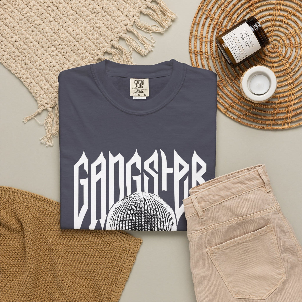 Gangster Mask Unisex Garment-Dyed T-shirt image 59