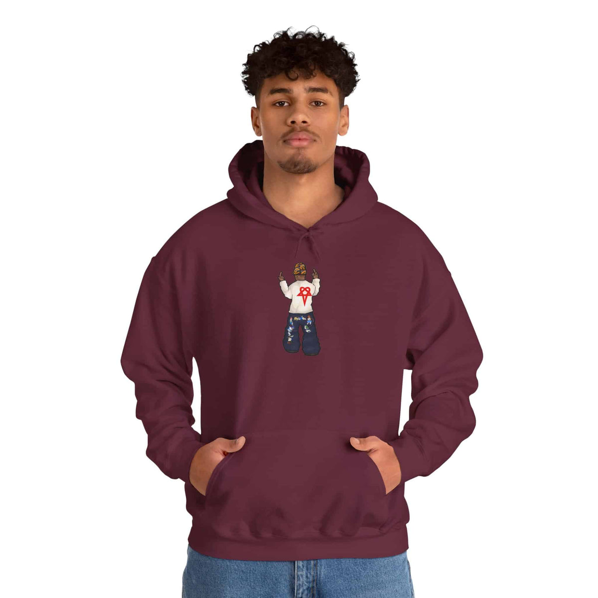 Rebel Attitude Hooded Sweatshirt image 27