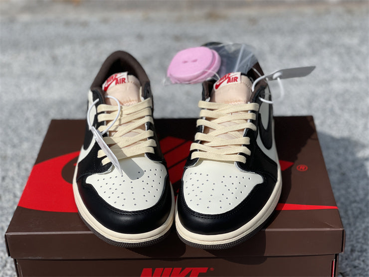 Travis Scott x AJ 1 Low OG SP Dark Mocha Shoes Sneakers - nk0002022 image 6