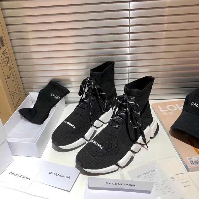 BLCG Speed 2.0 Lace-Up Black White Shoes Sneakers - bl0000007 image 8
