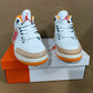 AJ 3 Orange Citrus Shoes Sneakers – nk0004932 image 4