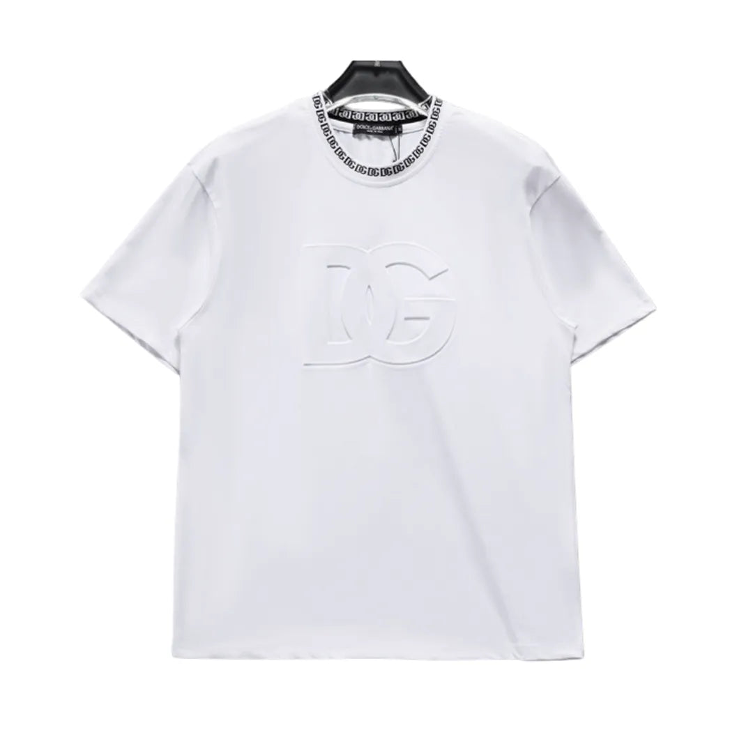 D&G Logo 3D Print T-shirt in White - 107 - dng0000107 image 0