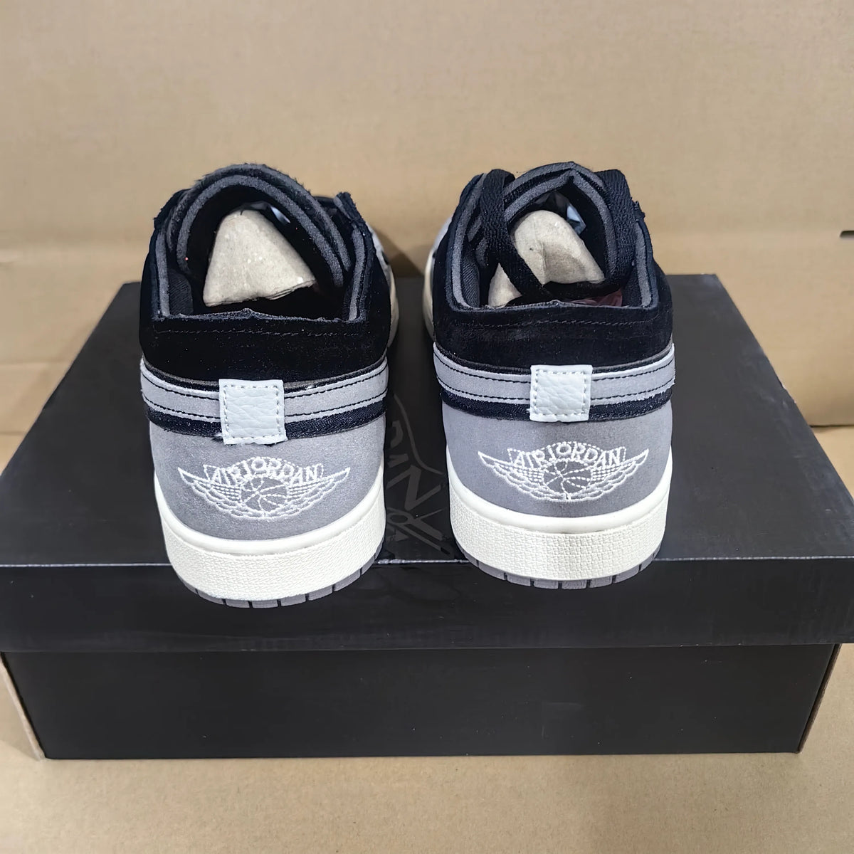 AJ 1 Low Craft Inside Out Black Shoes Sneakers - nk0003696 image 10