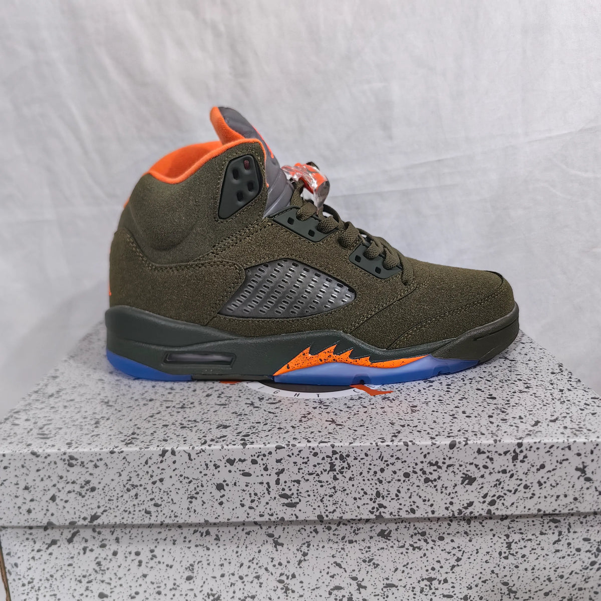 AJ 5 Olive Shoes Sneakers - nk0003202 image 11