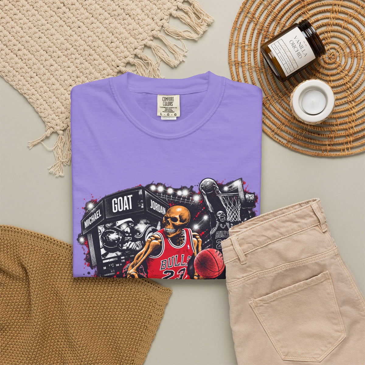 Chicago Legend 23 Unisex Garment-Dyed T-shirt image 52