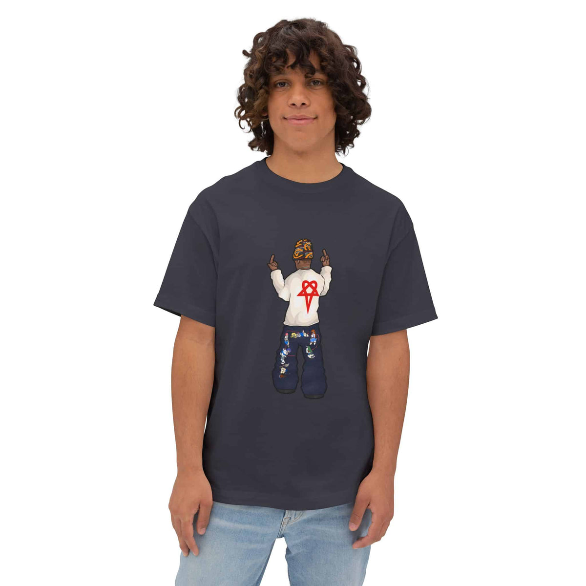 Rebel Attitude Unisex Oversized Boxy Tee image 40