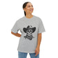 Outlaw Skull Unisex Oversized Boxy Tee image 33