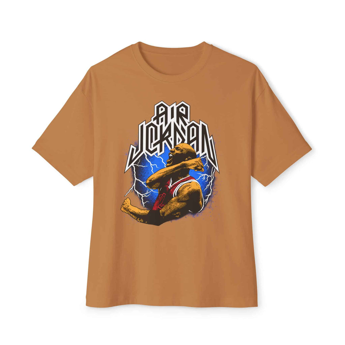 Airborne Legend Unisex Oversized Boxy Tee - Toast, XS image