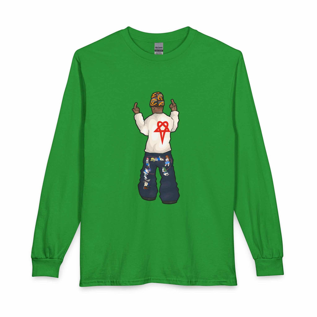 Rebel Attitude Long Sleeve T-Shirt image