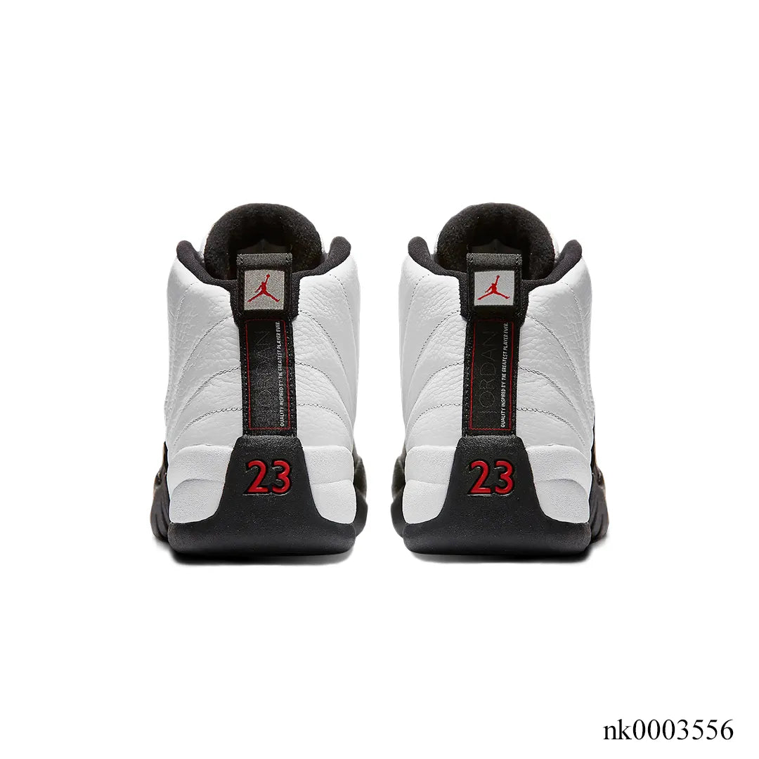 AJ 12 Red Taxi Shoes Sneakers - nk0003556 image 2