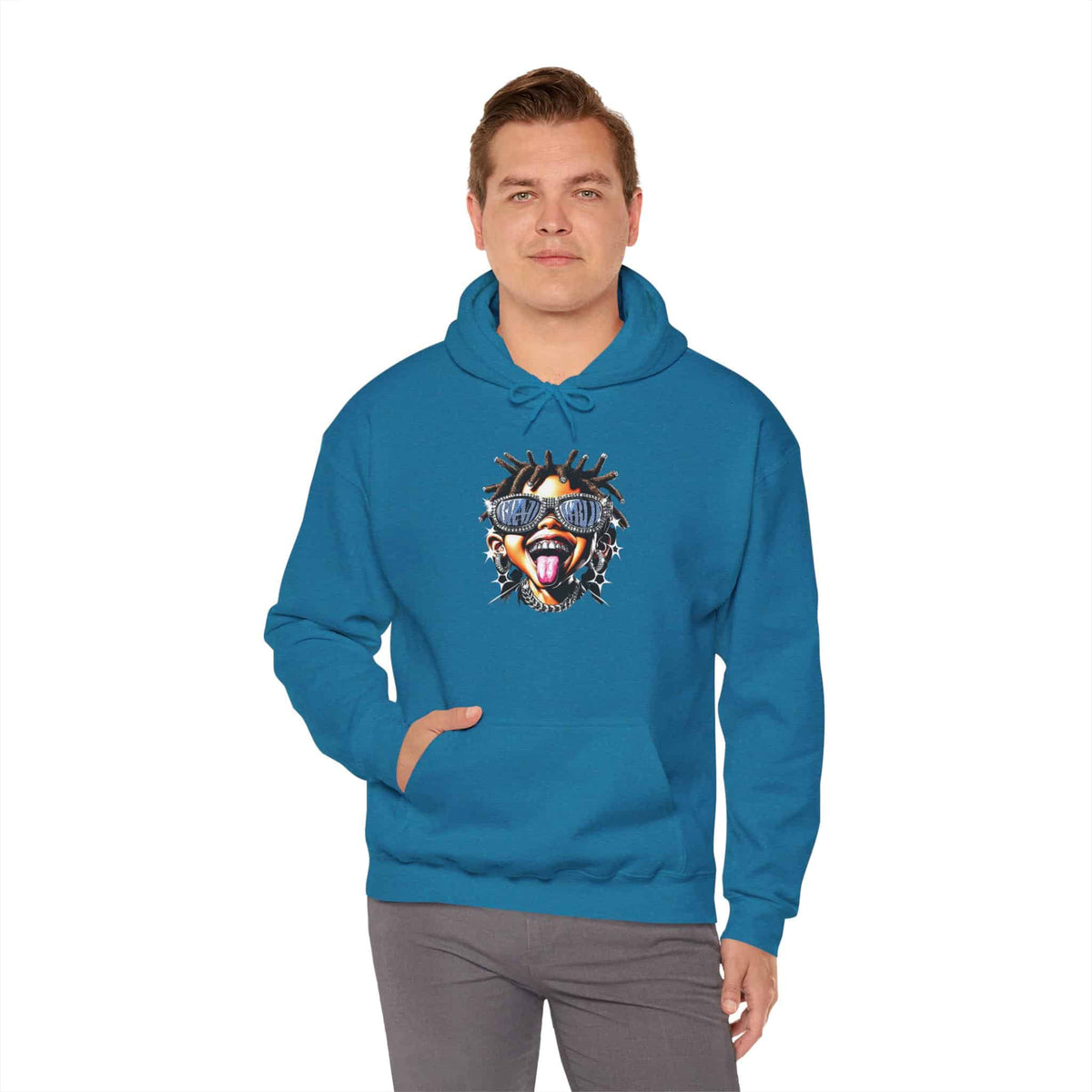 Diamond Drip Hooded Sweatshirt image 20