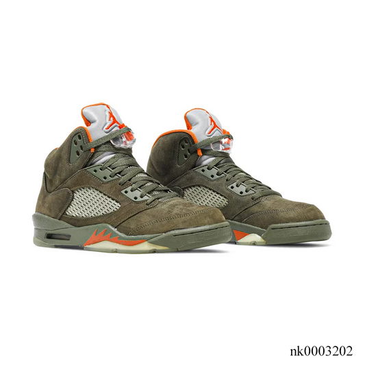 AJ 5 Olive Shoes Sneakers - nk0003202 image 2