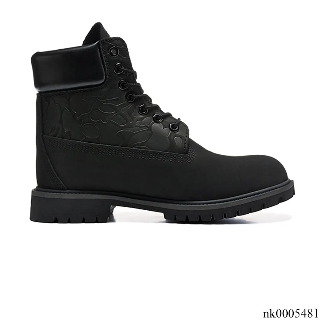 [PREMIUM] A Bathing Ape x Undefeated x TBL 6 Inch Black Shoes Sneakers - nk0005481 image