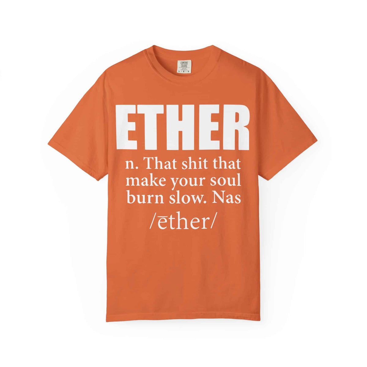 Ether Unisex Garment-Dyed T-shirt image