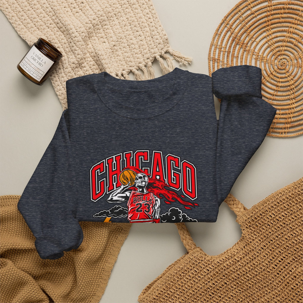 Graphic Print Crewneck Sweatshirt - POD0038 image 27