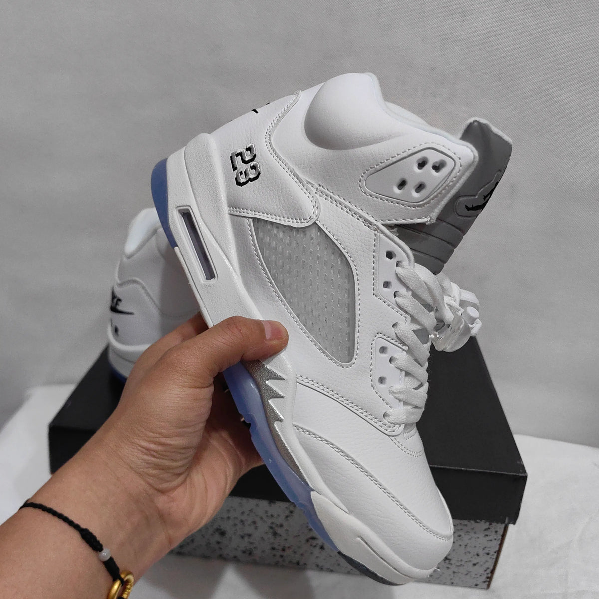 AJ 5 White Metallic (2026) Shoes Sneakers - nk0004576 image 10