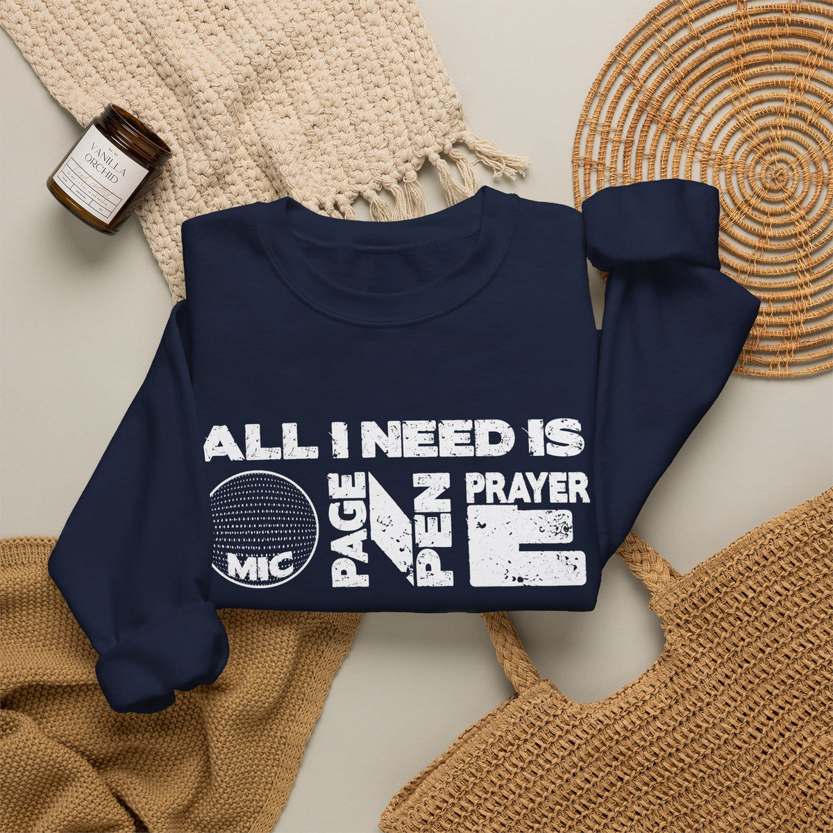 ALL_I_NEED_IS Crewneck Sweatshirt image 43