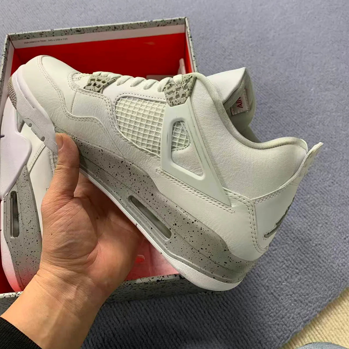 AJ 4 Retro White Oreo Shoes Sneakers - nk0004856 image 8