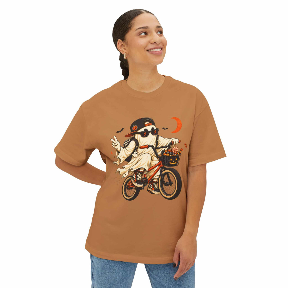 Ghost Rider BMX Unisex Oversized Boxy Tee image 20