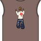 Rebel Attitude Unisex Garment-Dyed Muscle Tee image 4