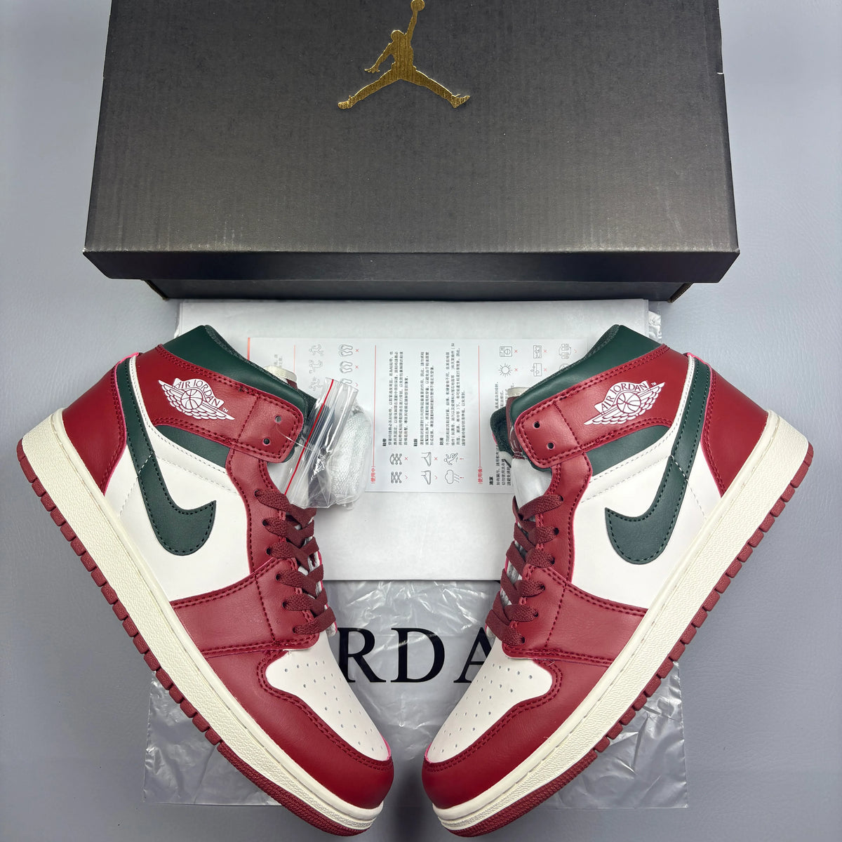 AJ 1 Mid "Redstone / Midnight Green" (2026) Shoes Sneakers – nk0005314 image 2