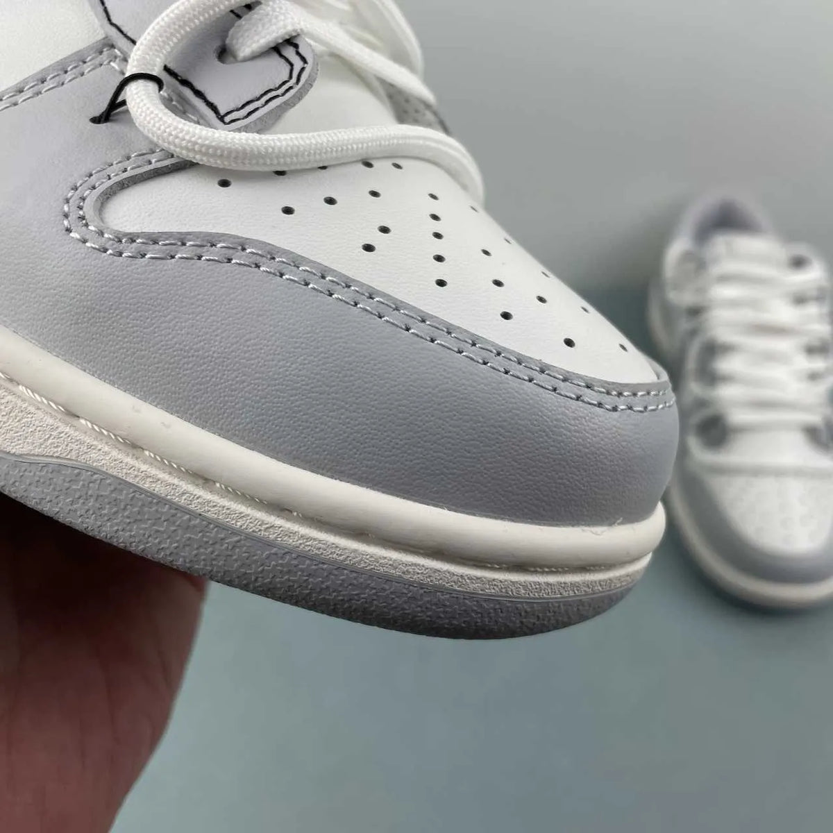 Dunk Low "White/Grey Fog" Shoes Sneakers - nk0005384 image 11