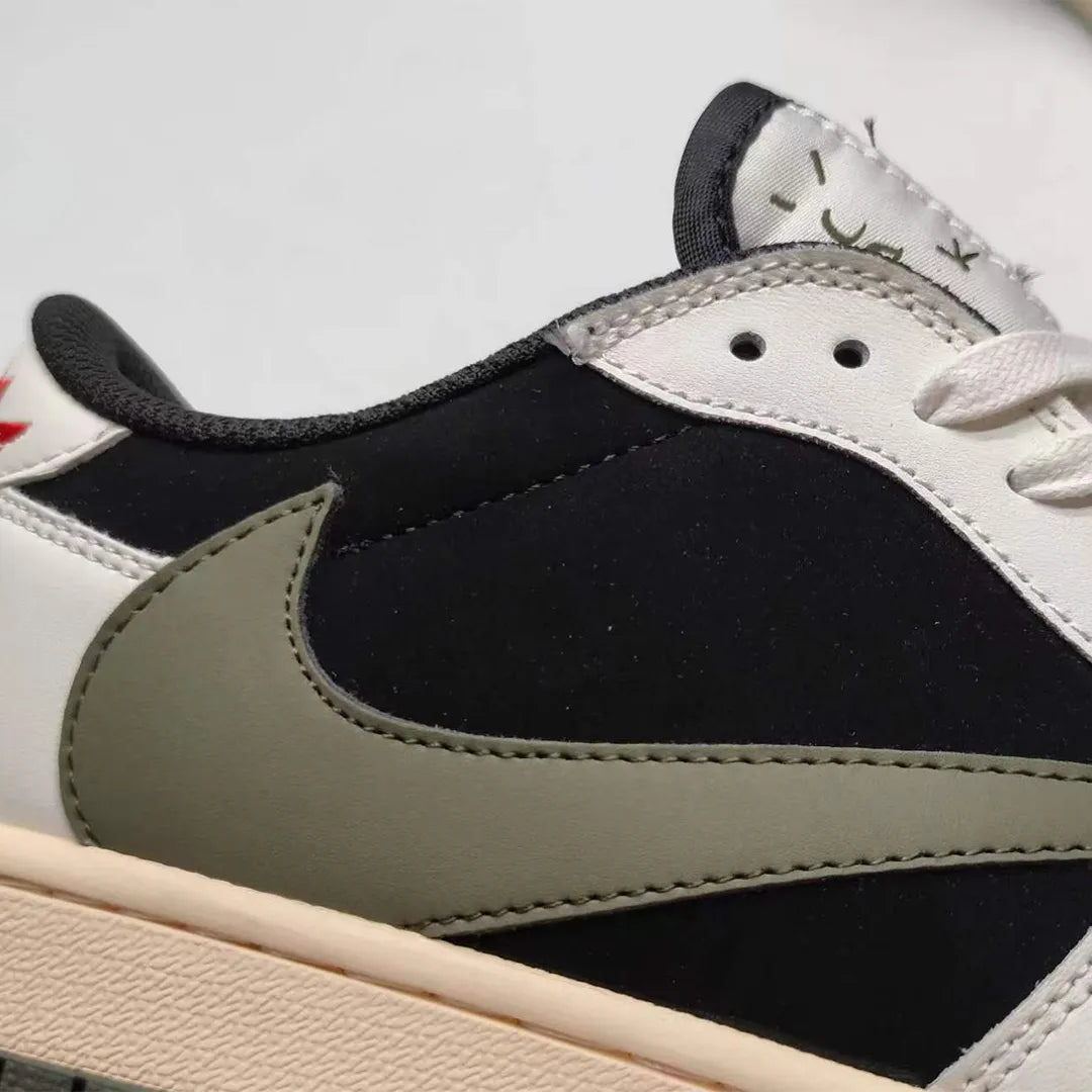 Travis Scott x AJ 1 Low OG Olive Shoes Sneakers - nk0002431 image 9