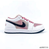 AJ 1 Low SE White Black Desert Berry Shoes Sneakers – nk0005310 image 0