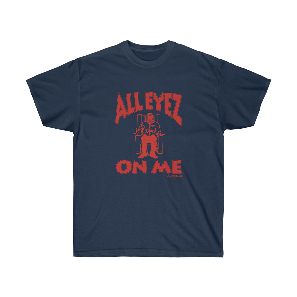 All Eyez On Me Men T-Shirt - Navy, M image